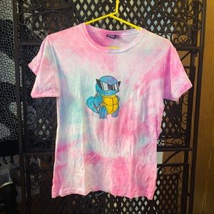 🐢Squirtle Tie Dye Pokemon T-shirt💦